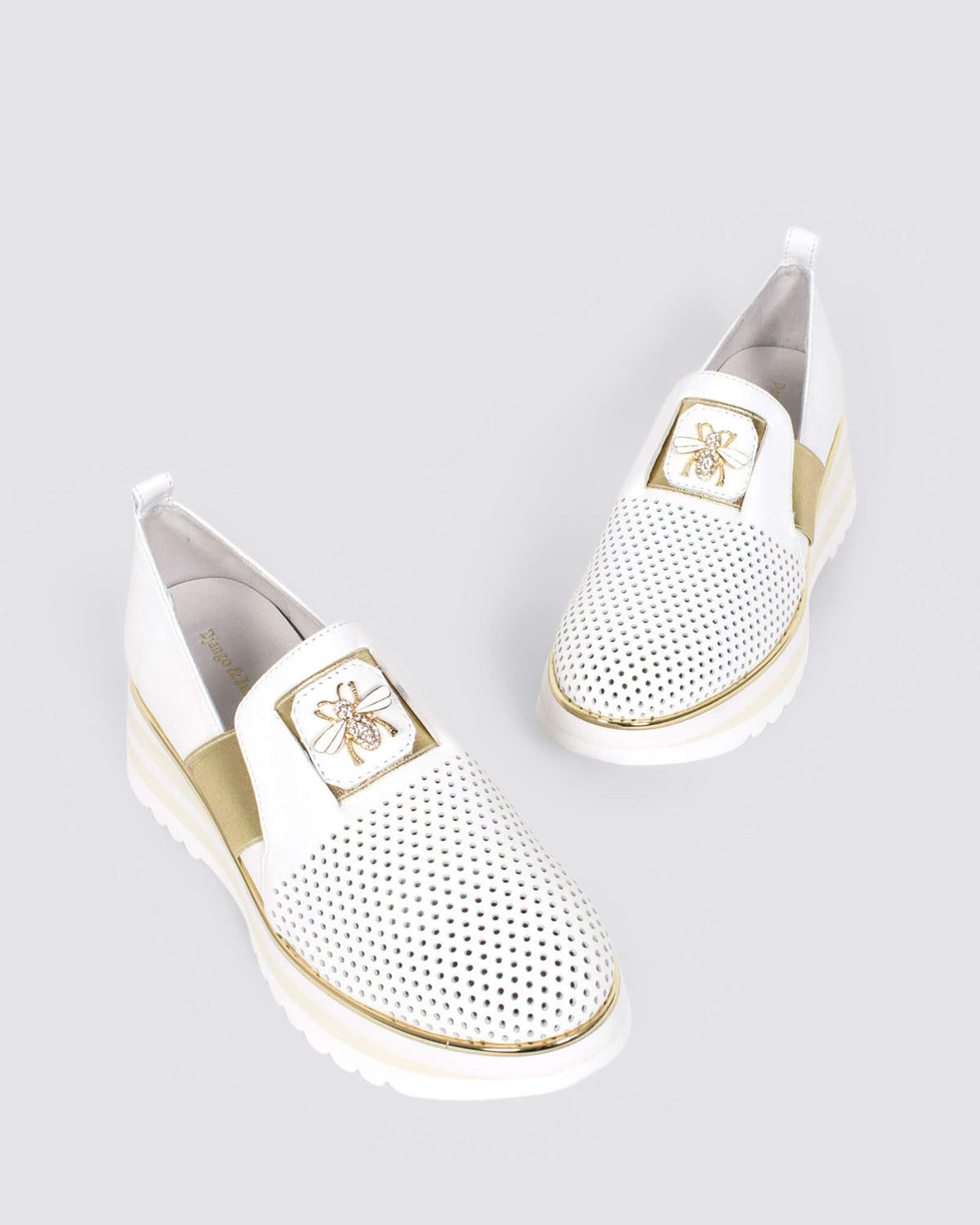 ENSOM SNEAKERS WHITE/GOLD