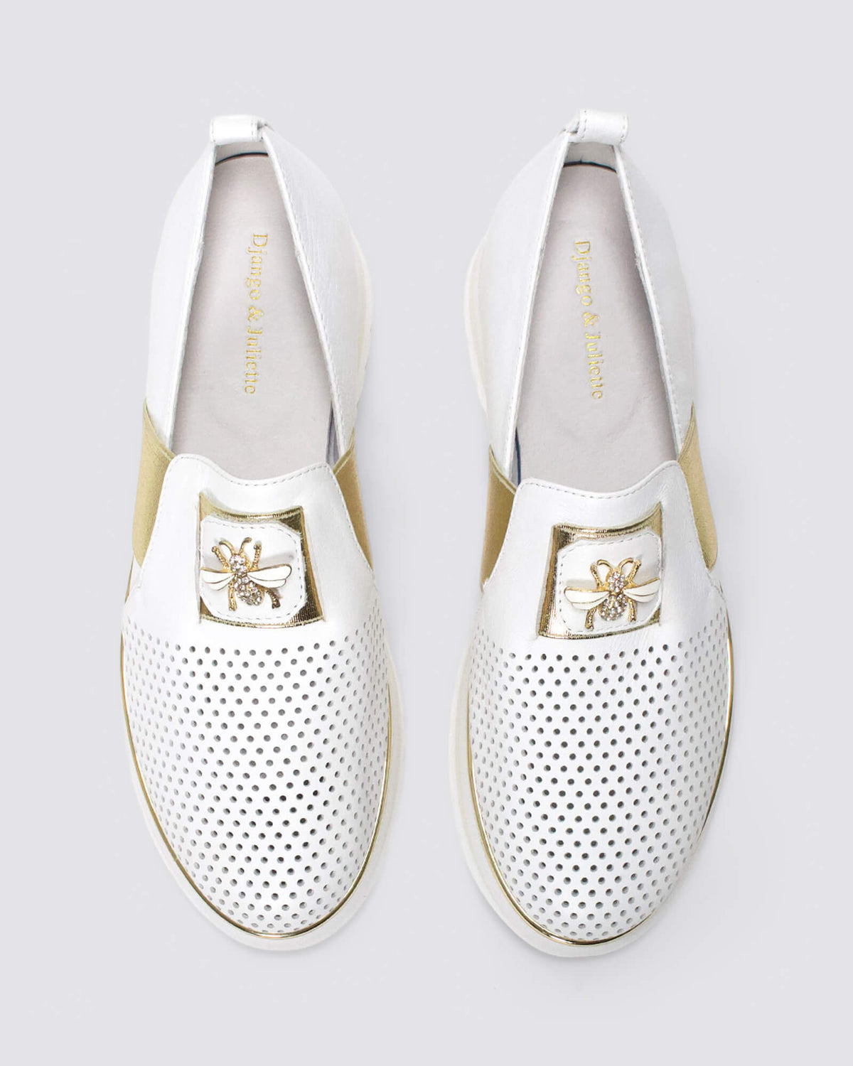 ENSOM SNEAKERS WHITE/GOLD