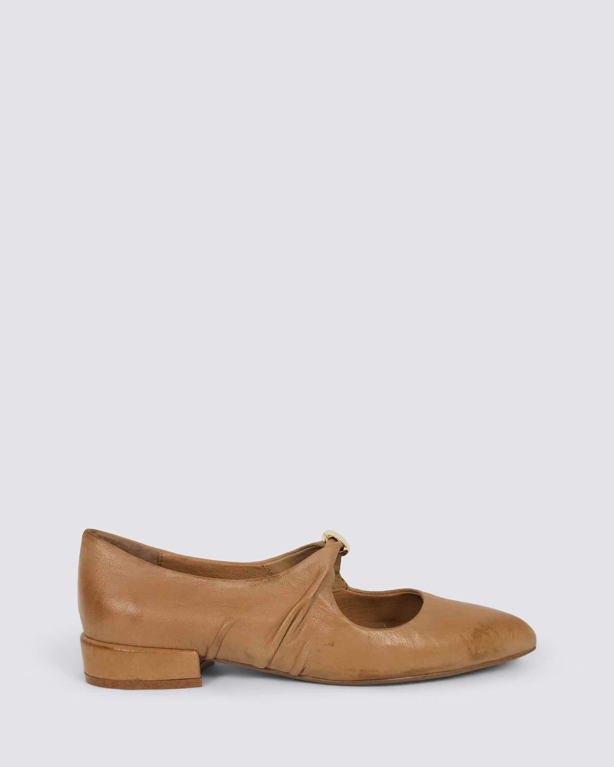 ESTRELA FLATS COGNAC LEATHER