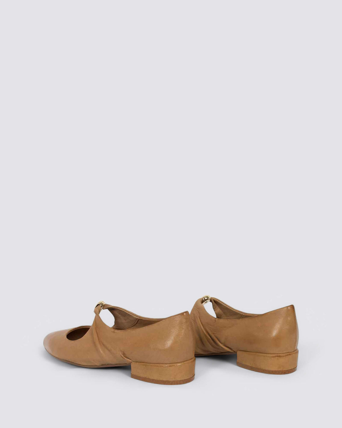 ESTRELA FLATS COGNAC LEATHER