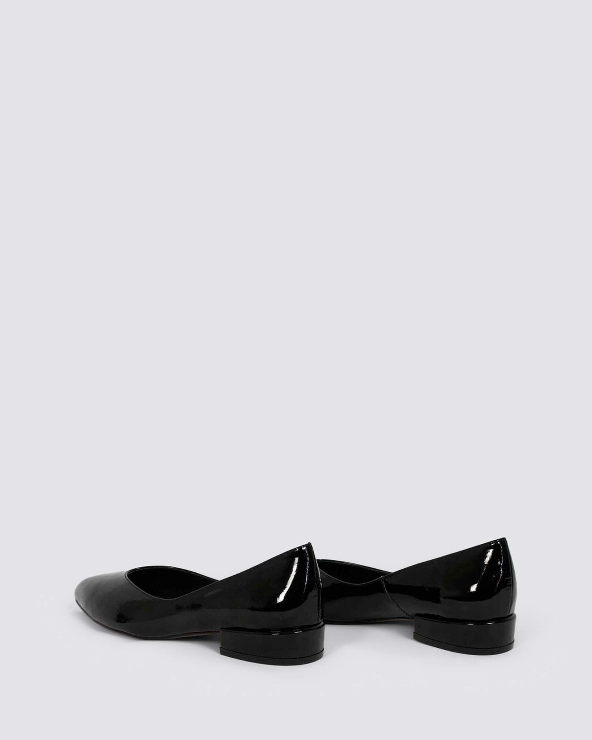 EUNIKA FLATS BLACK PATENT