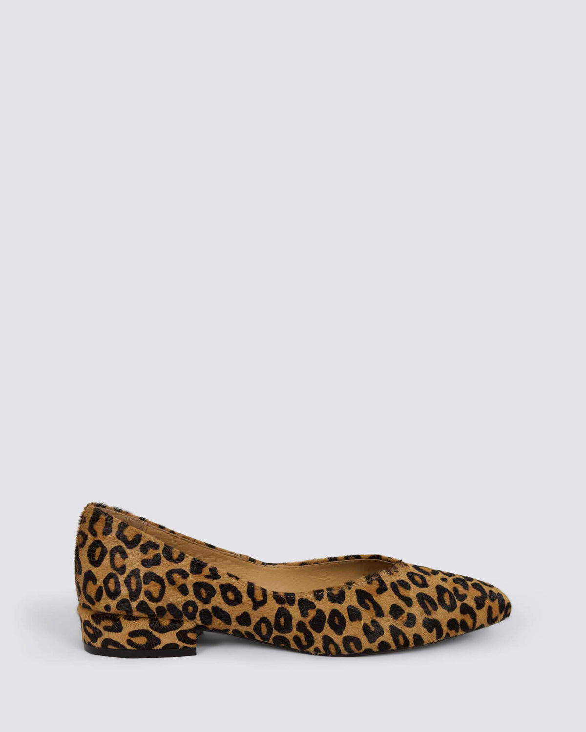 EUNIKA FLATS LIGHT TAN LEOPARD
