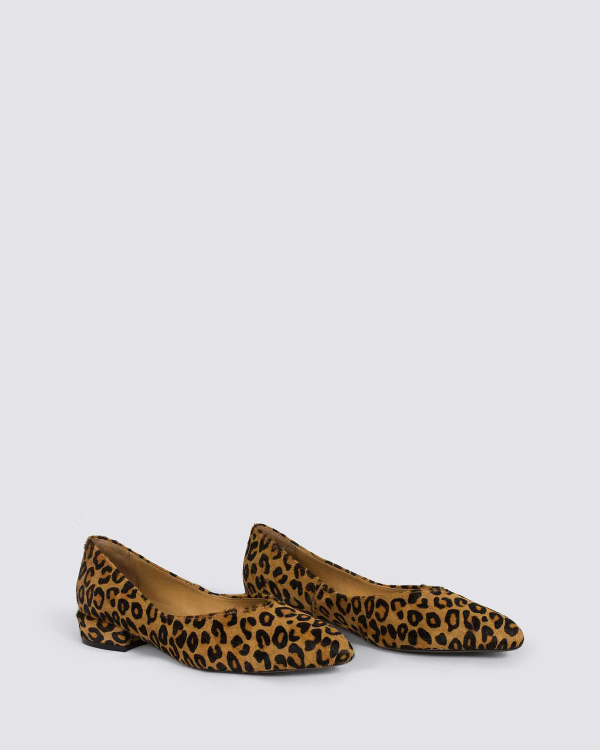 EUNIKA FLATS LIGHT TAN LEOPARD