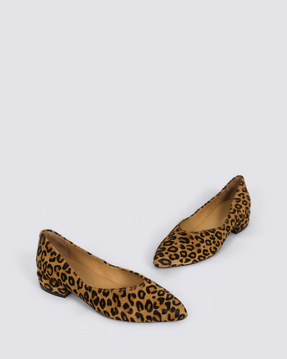 EUNIKA FLATS LIGHT TAN LEOPARD