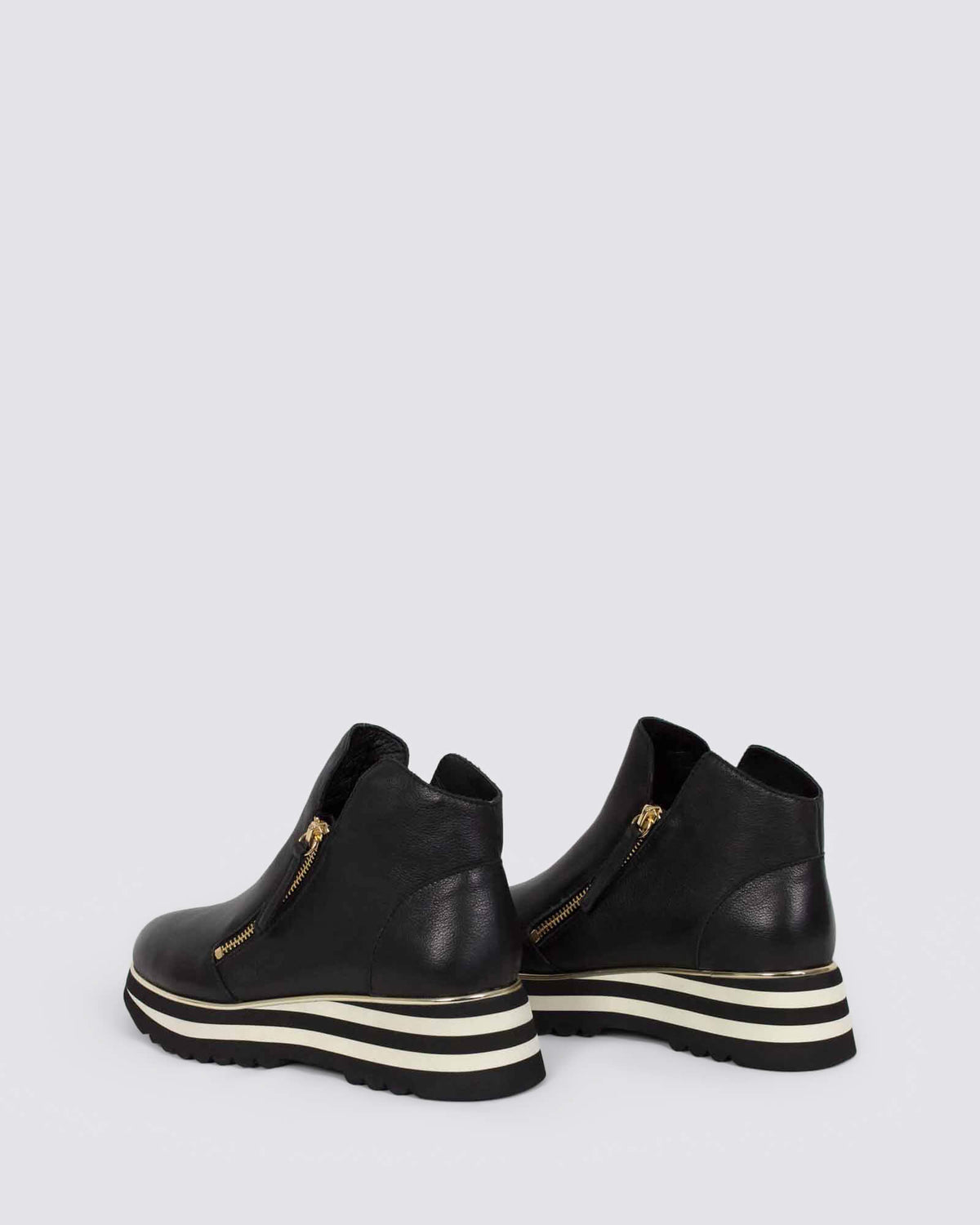 EVOL PLATFORM ANKLE BOOTS BLACK