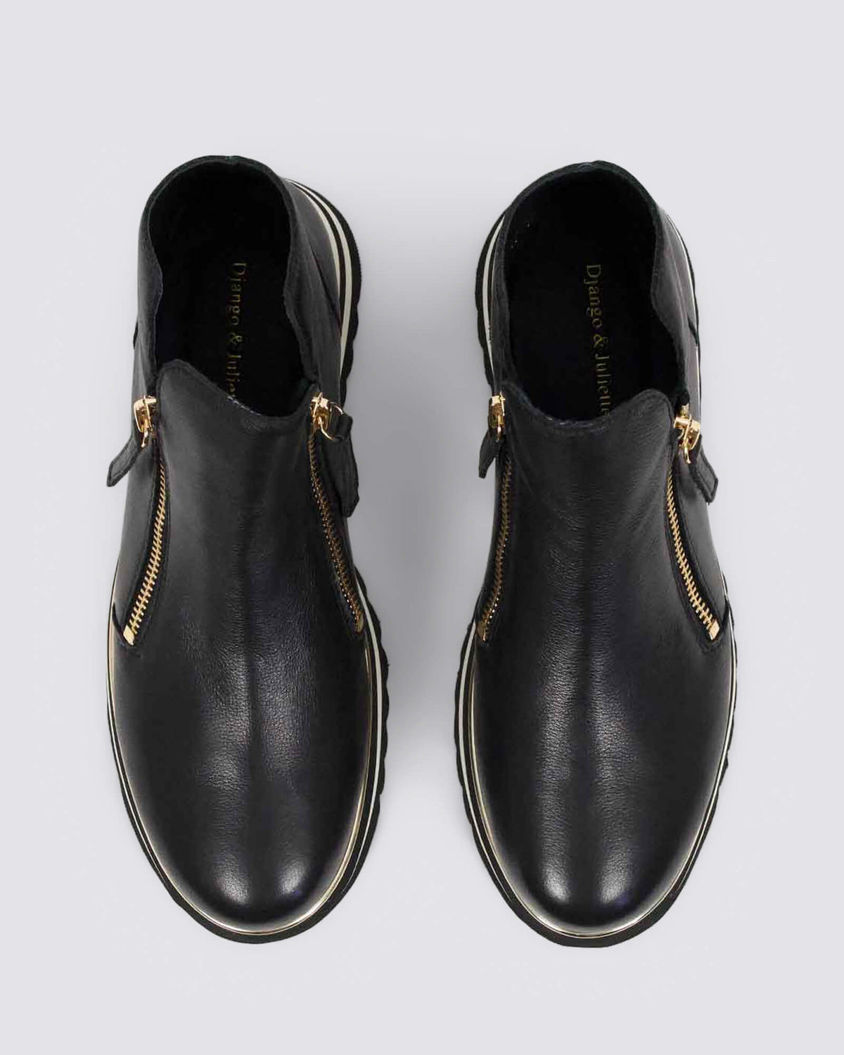 EVOL PLATFORM ANKLE BOOTS BLACK