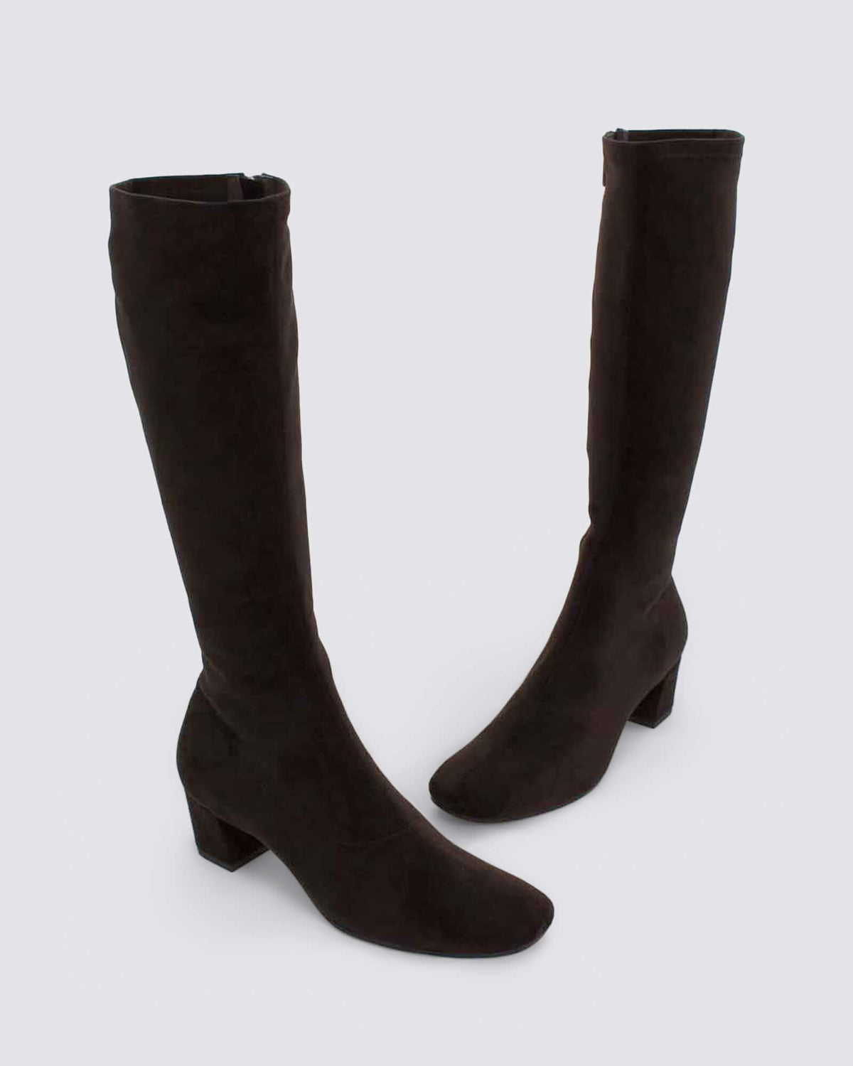 HAYLEYS KNEE HIGH CHOCOLATE STRETCH