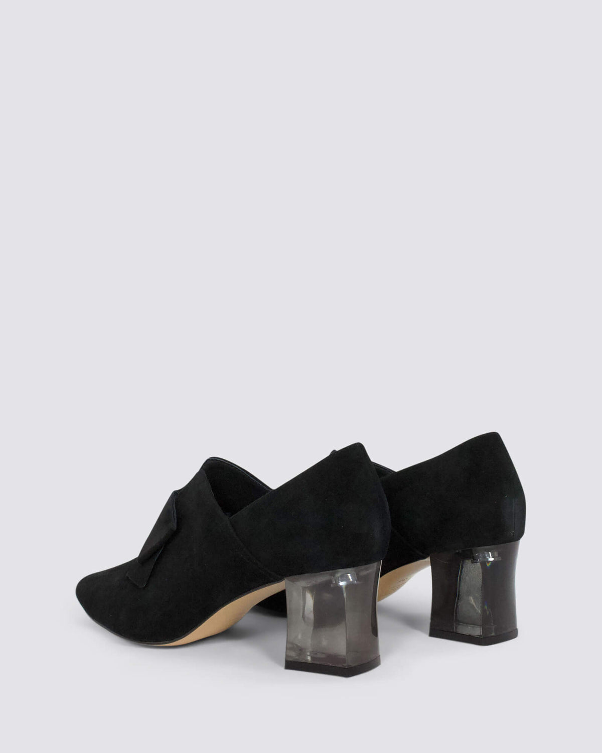 HOSPET HEELS BLACK SUEDE