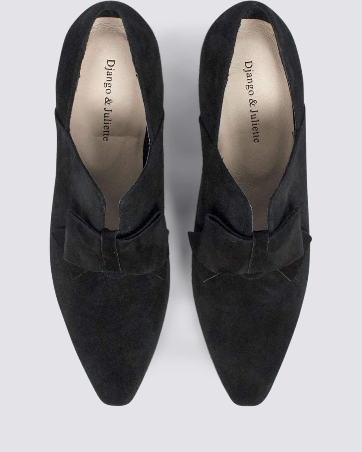 HOSPET HEELS BLACK SUEDE