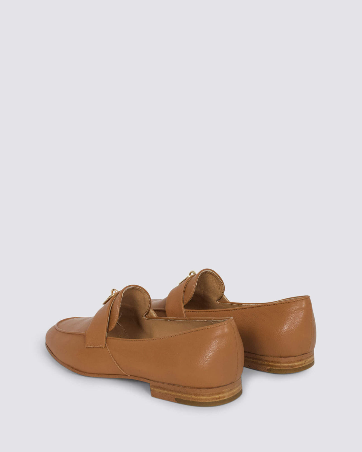 IBETTO LOAFERS DARK TAN LEATHER