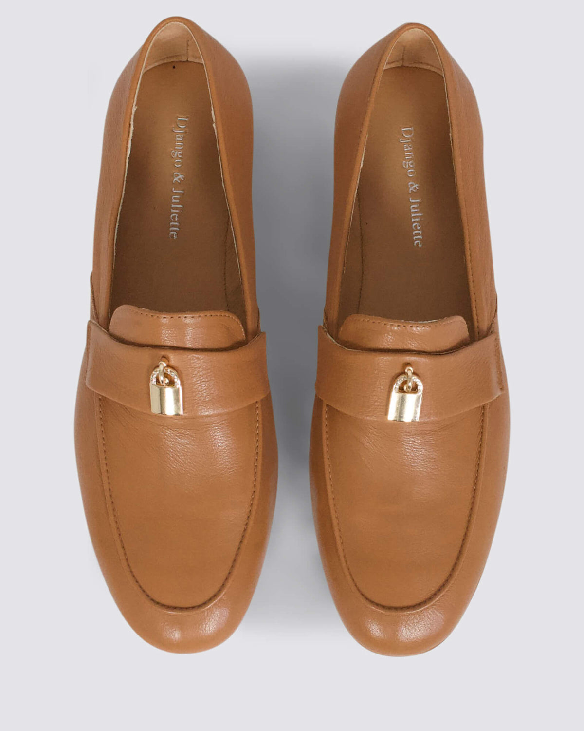 IBETTO LOAFERS DARK TAN LEATHER