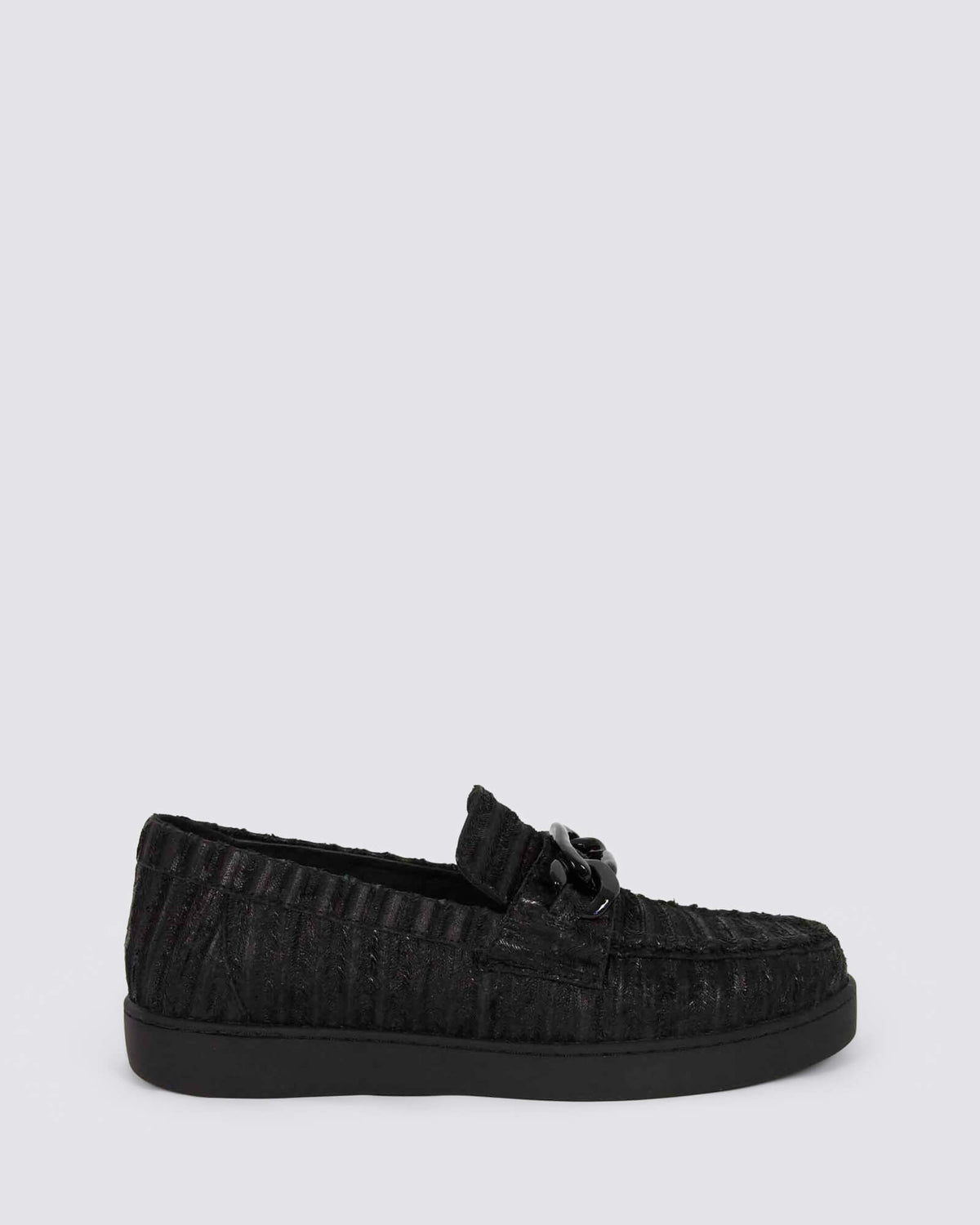JUMPI LOAFERS BLACK CUT