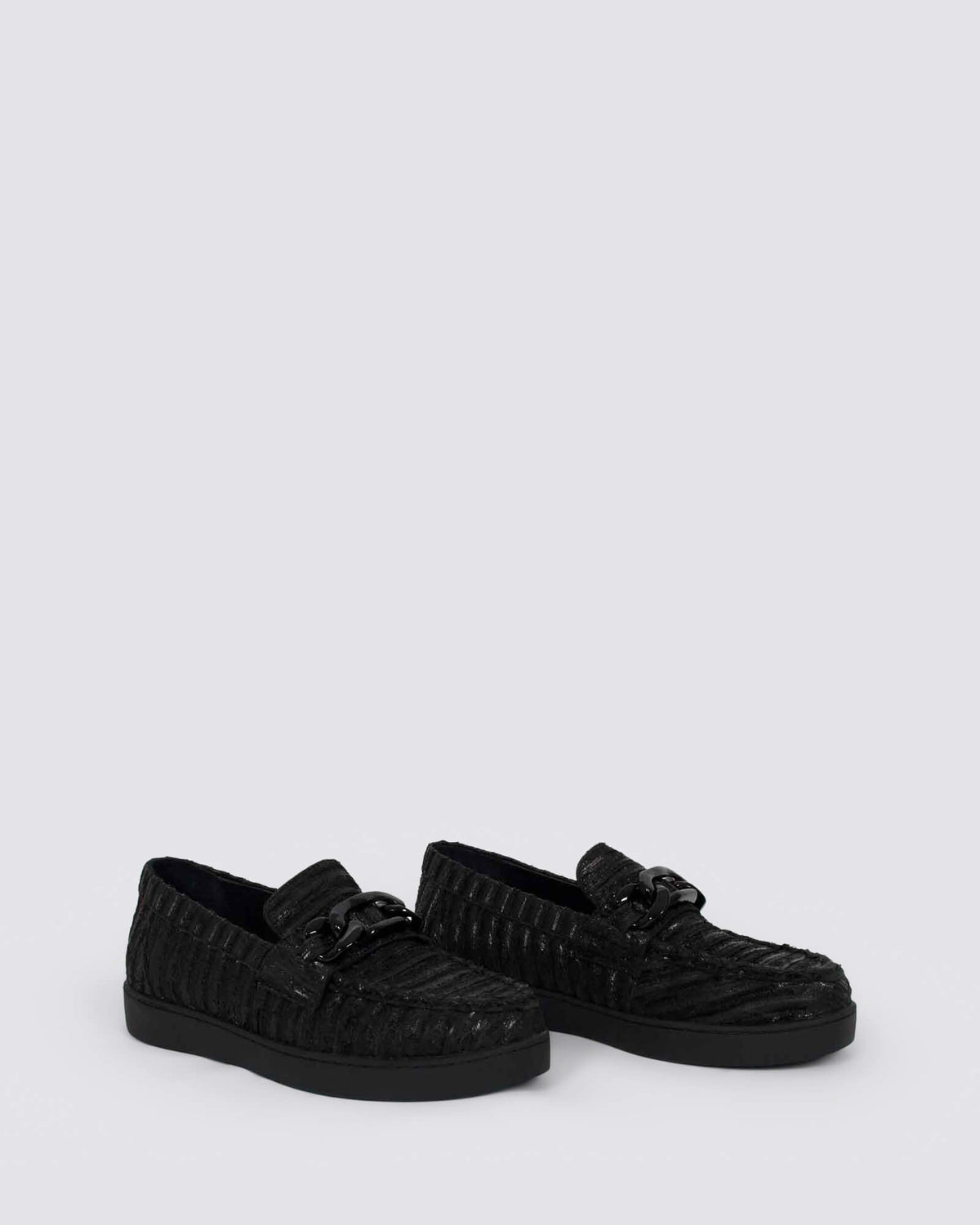 JUMPI LOAFERS BLACK CUT
