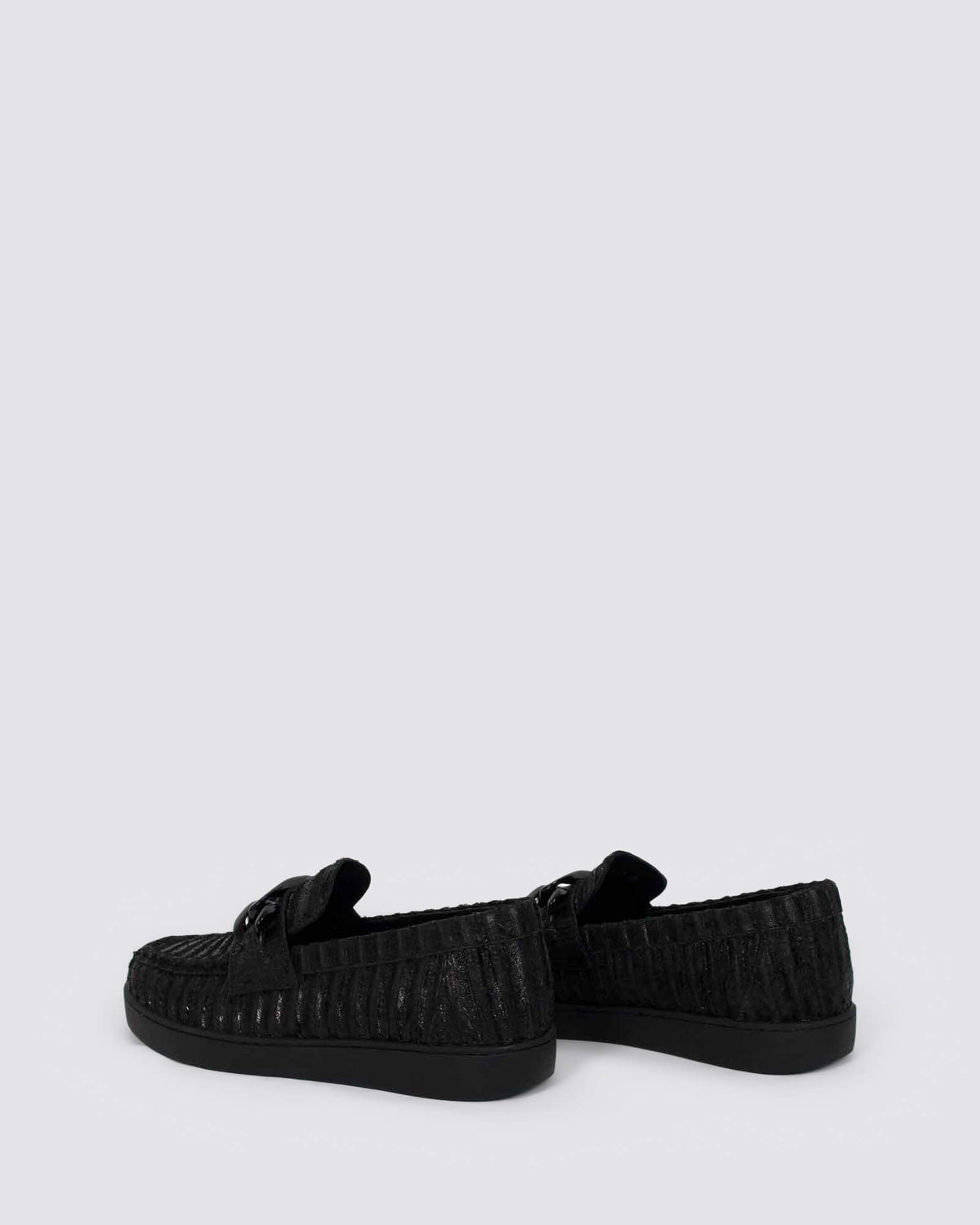 JUMPI LOAFERS BLACK CUT