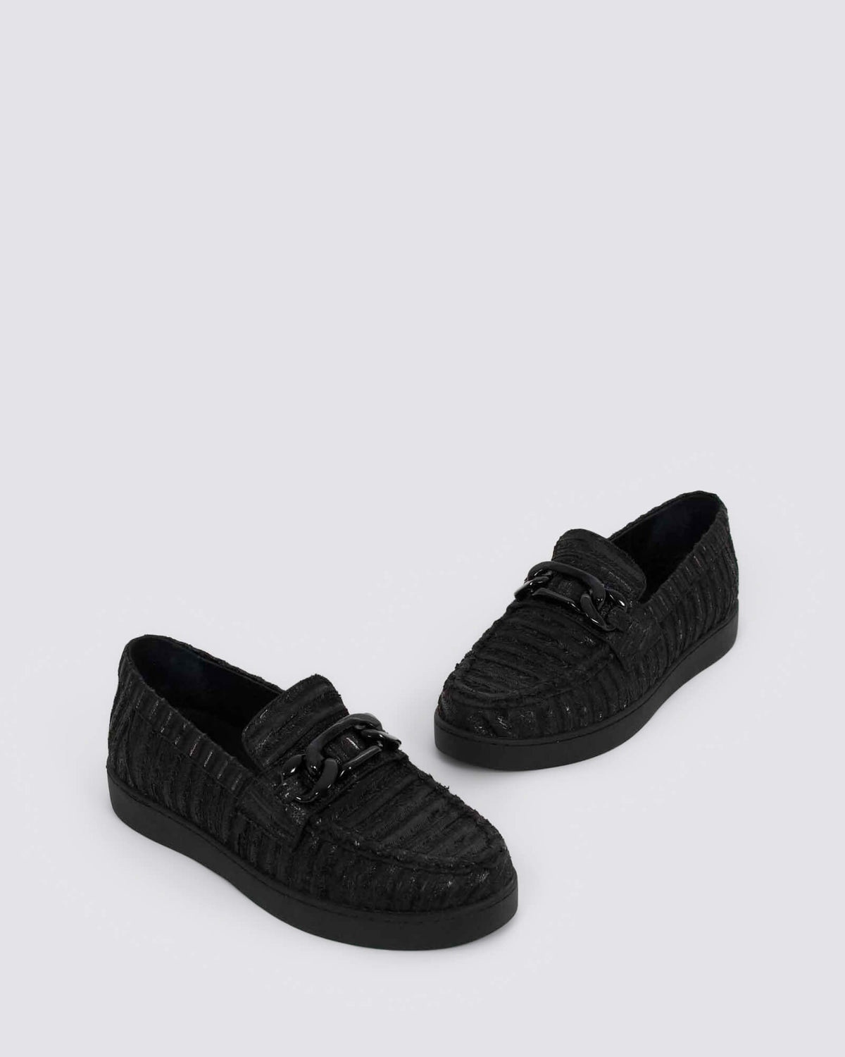 JUMPI LOAFERS BLACK CUT