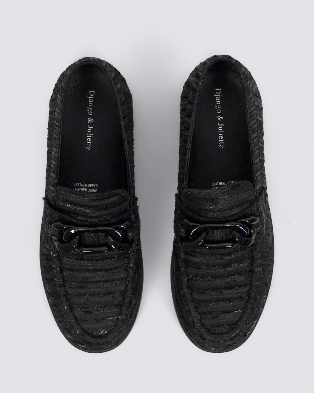 JUMPI LOAFERS BLACK CUT