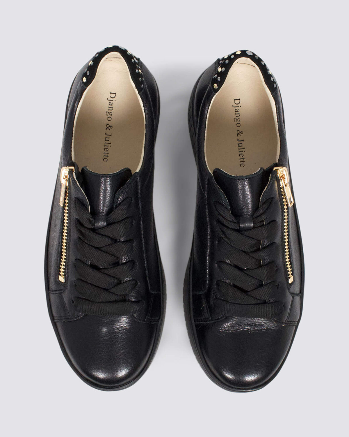 KEES SNEAKERS BLACK LEATHER