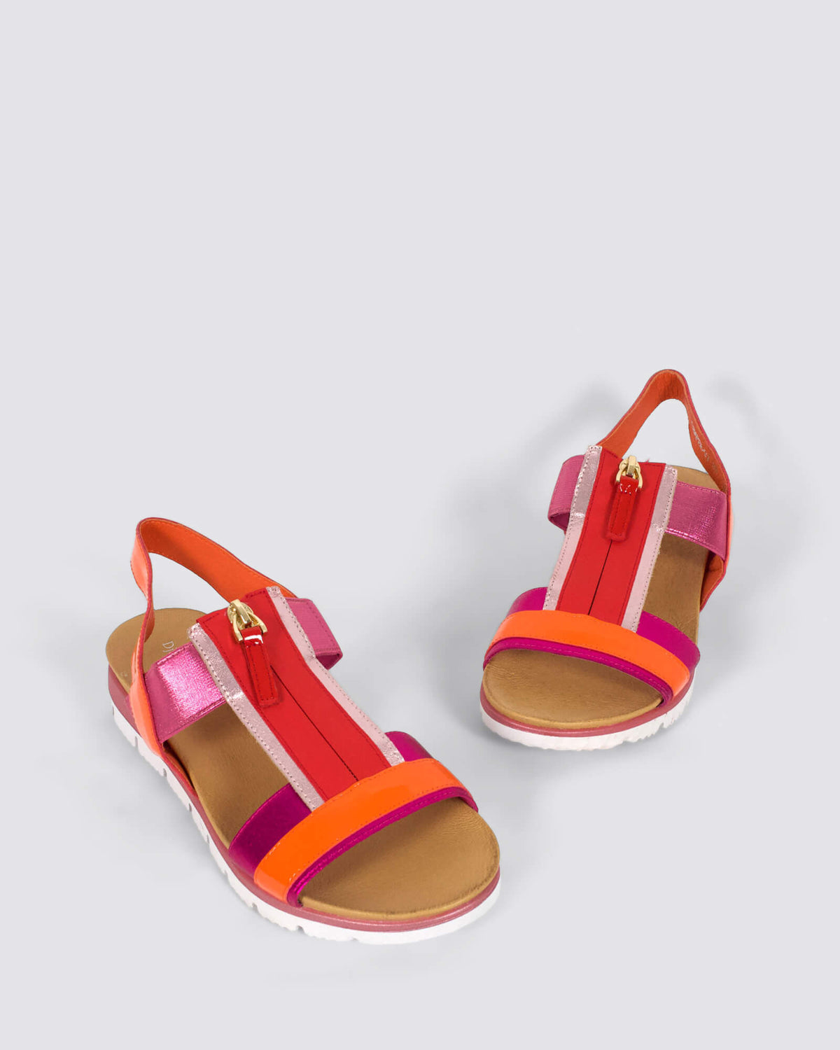 LEMPER SANDALS FUCHSIA ORANGE
