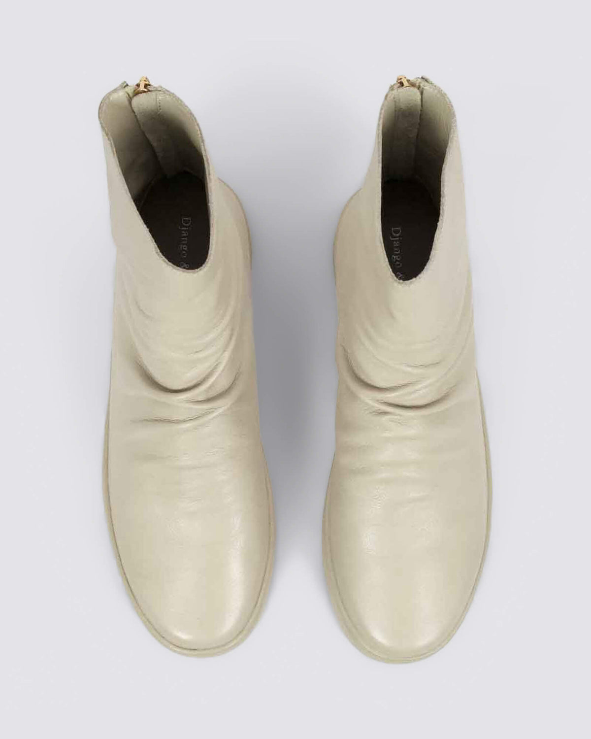 LOKES FLAT BOOTS ALMOND