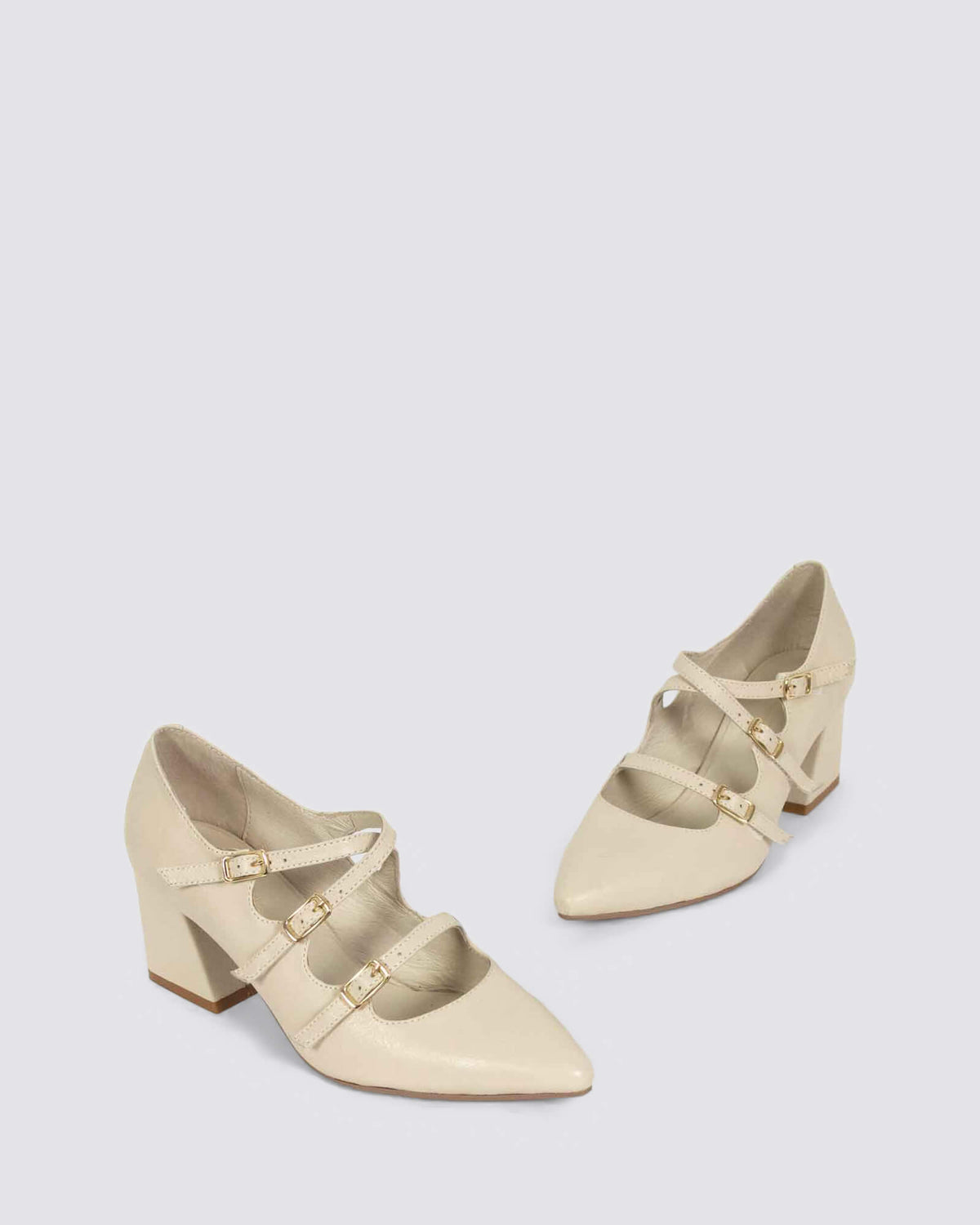 MINH HEELS VANILLA LEATHER