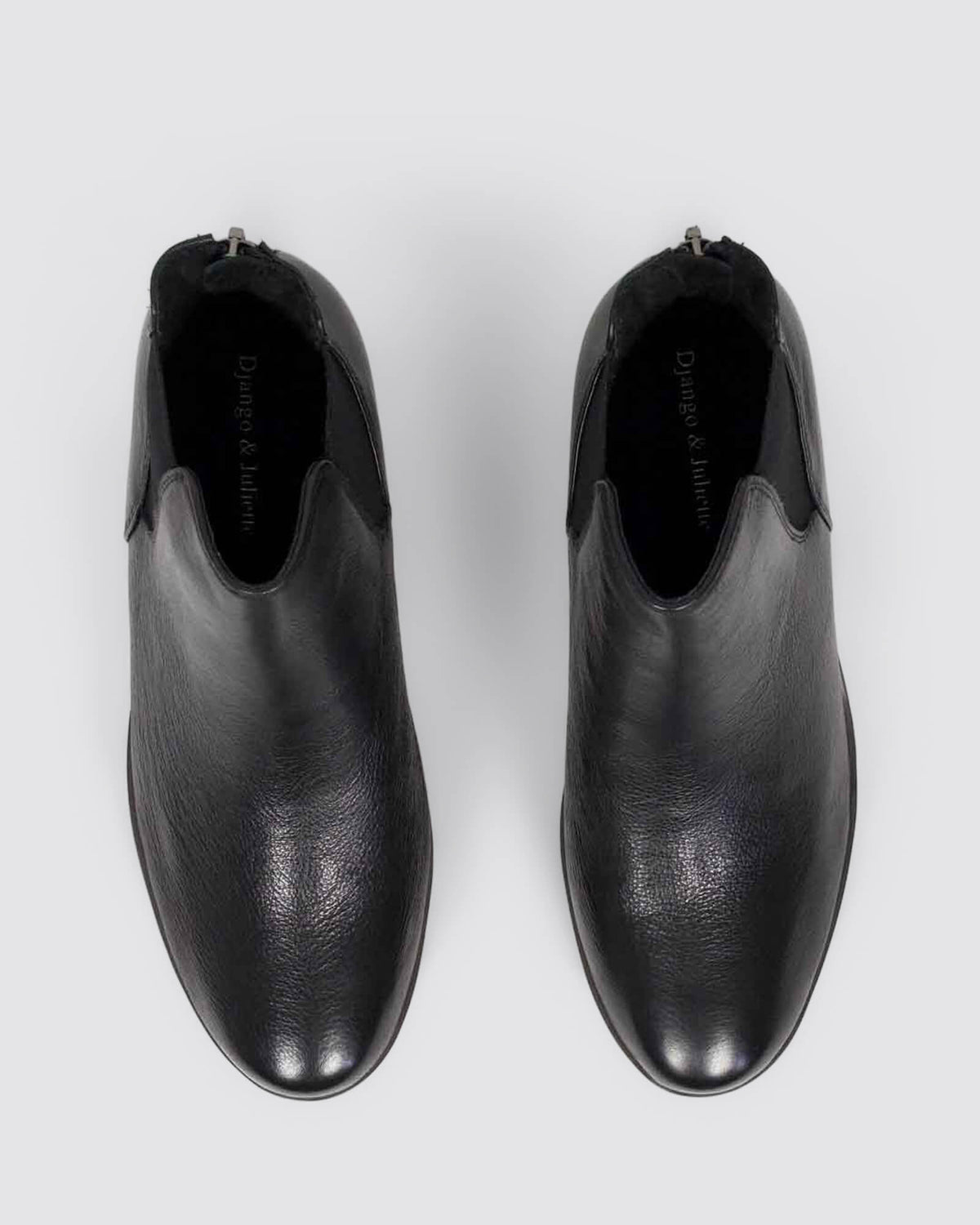 NANRIKO WEDGE ANKLE BOOTS BLACK