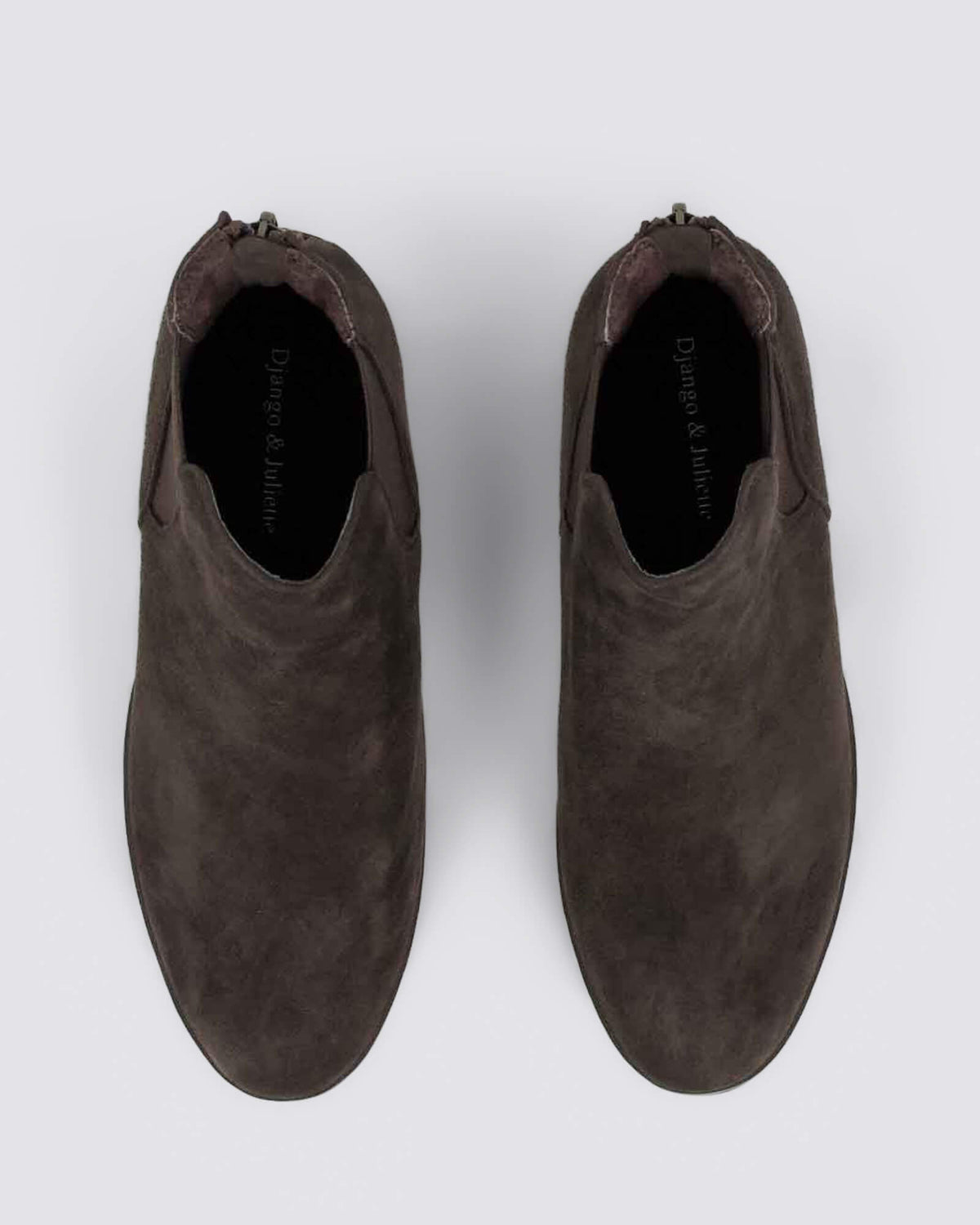 NANRIKO WEDGE ANKLE BOOTS CHOCOLATE
