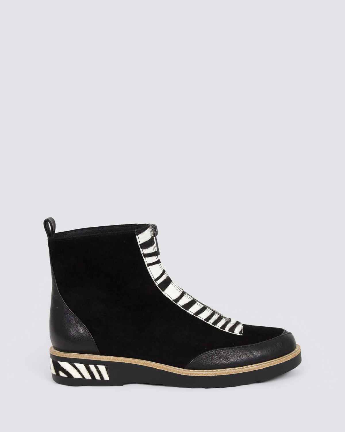 RENITA ANKLE BOOTS BLACK MULTI