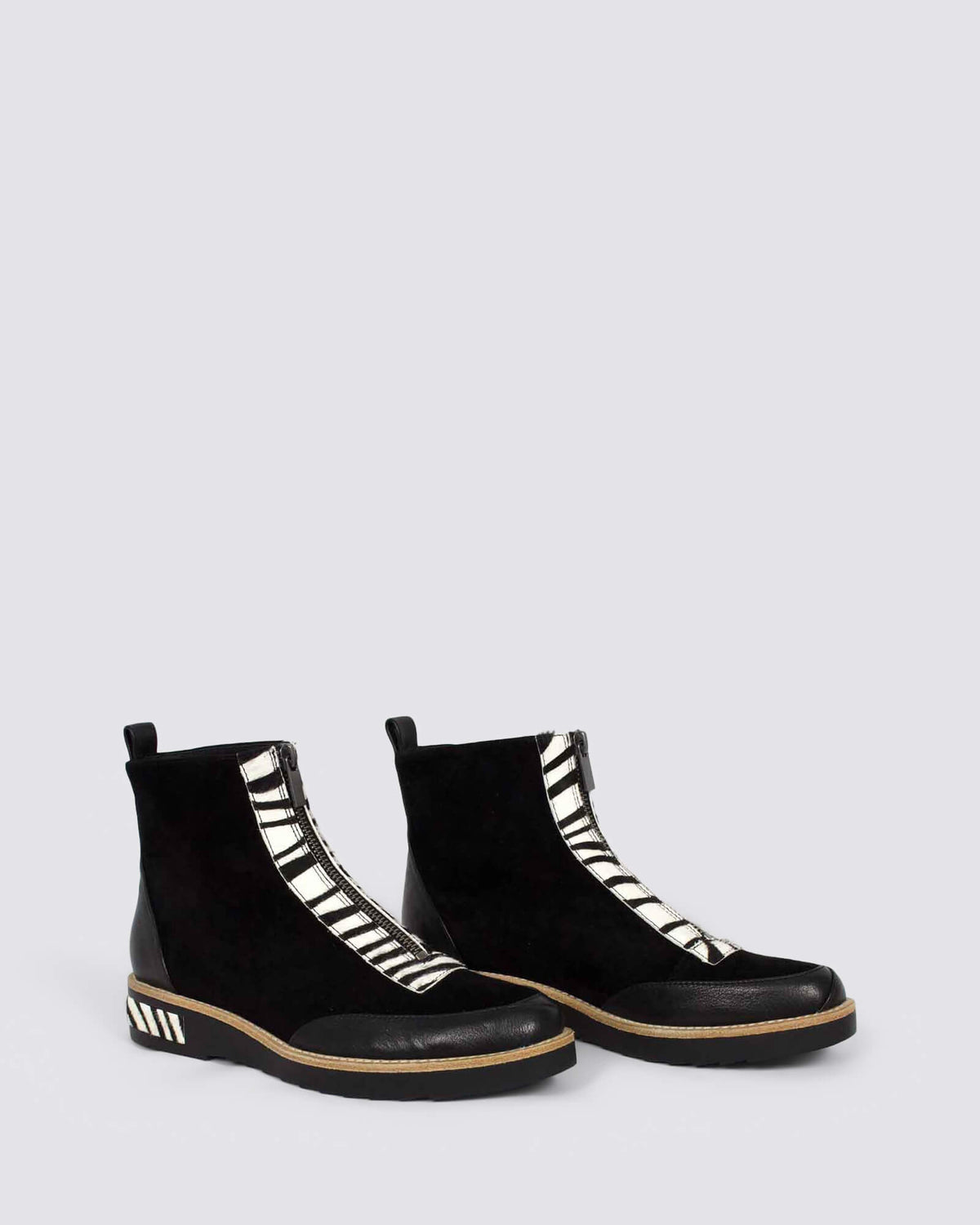 RENITA ANKLE BOOTS BLACK MULTI