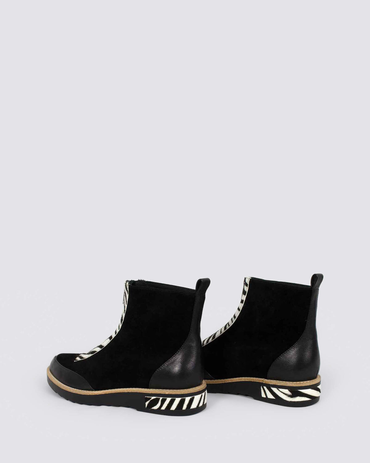 RENITA ANKLE BOOTS BLACK MULTI