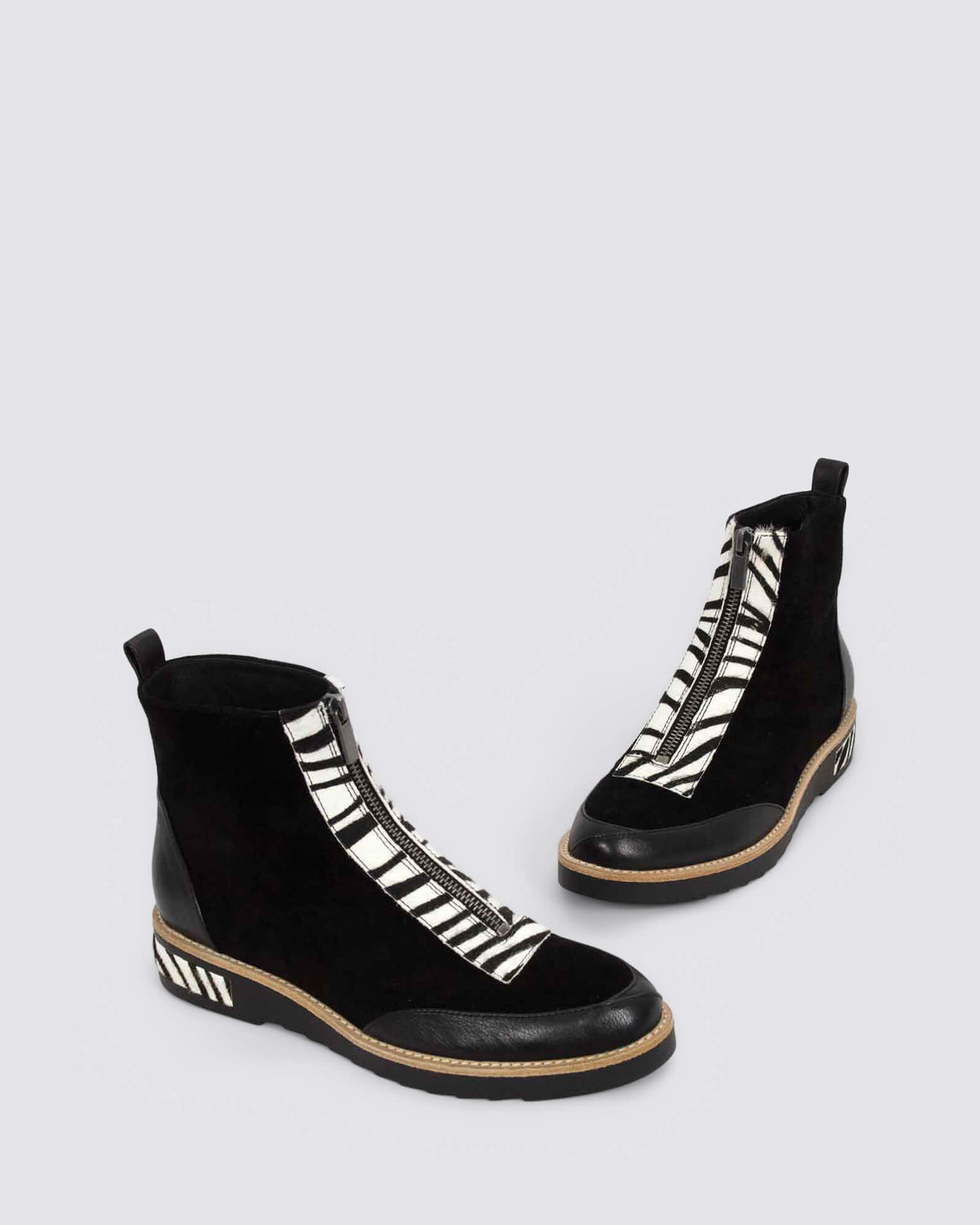 RENITA ANKLE BOOTS BLACK MULTI