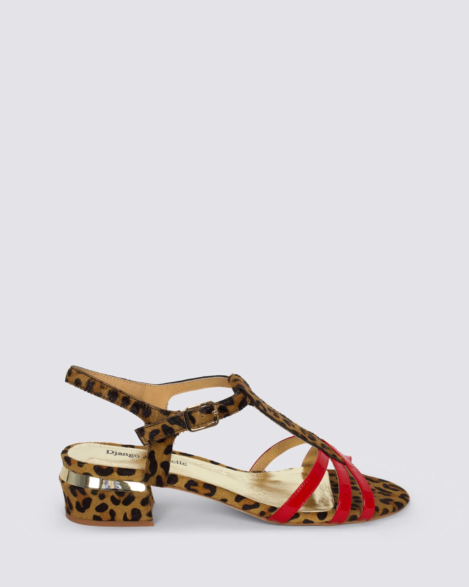 TANGOTS SANDALS RED TAN