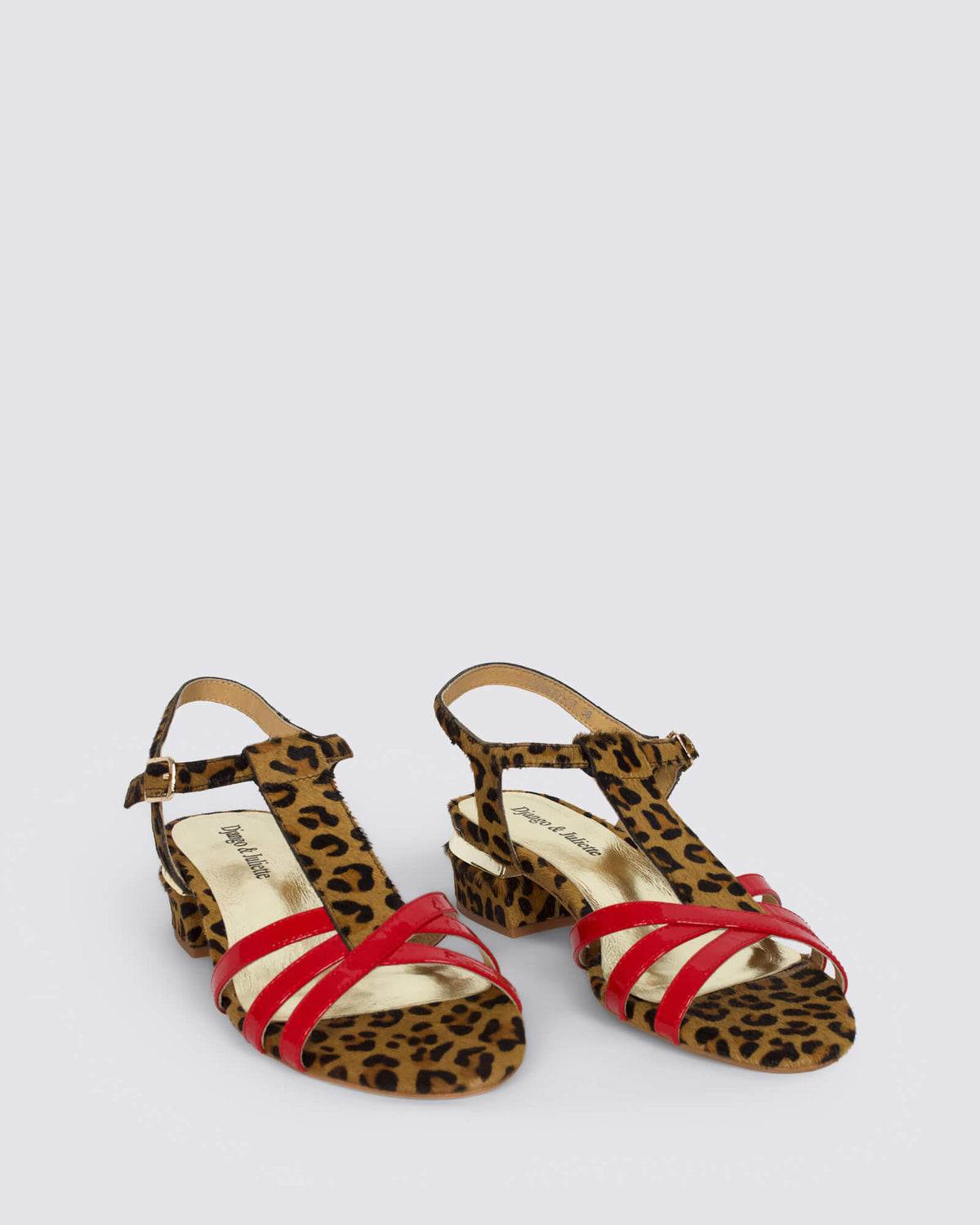 TANGOTS SANDALS RED TAN