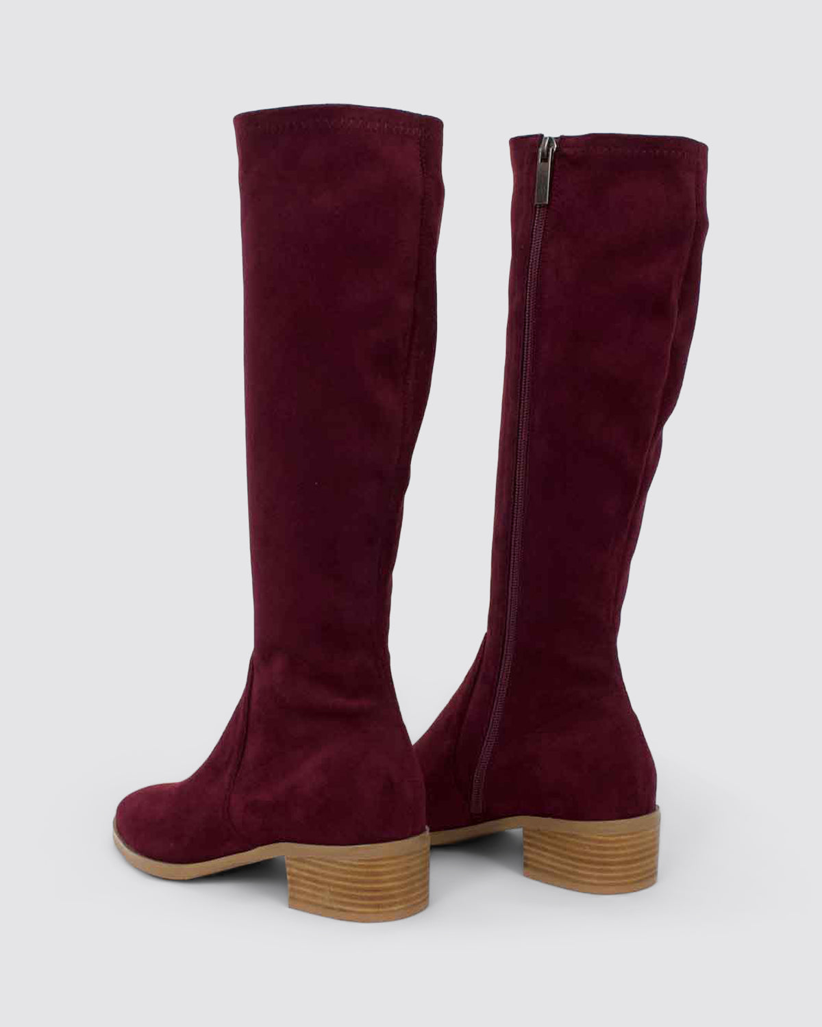 TIMOTHIE KNEE HIGH BOOTS BURGUNDY