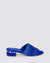 TONDA HEELED MULES BLUE MULTI