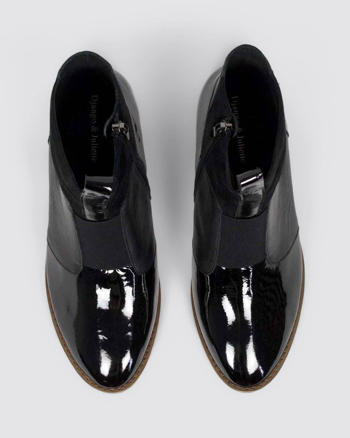 TRAIGS ANKLE BOOTS BLACK MIX