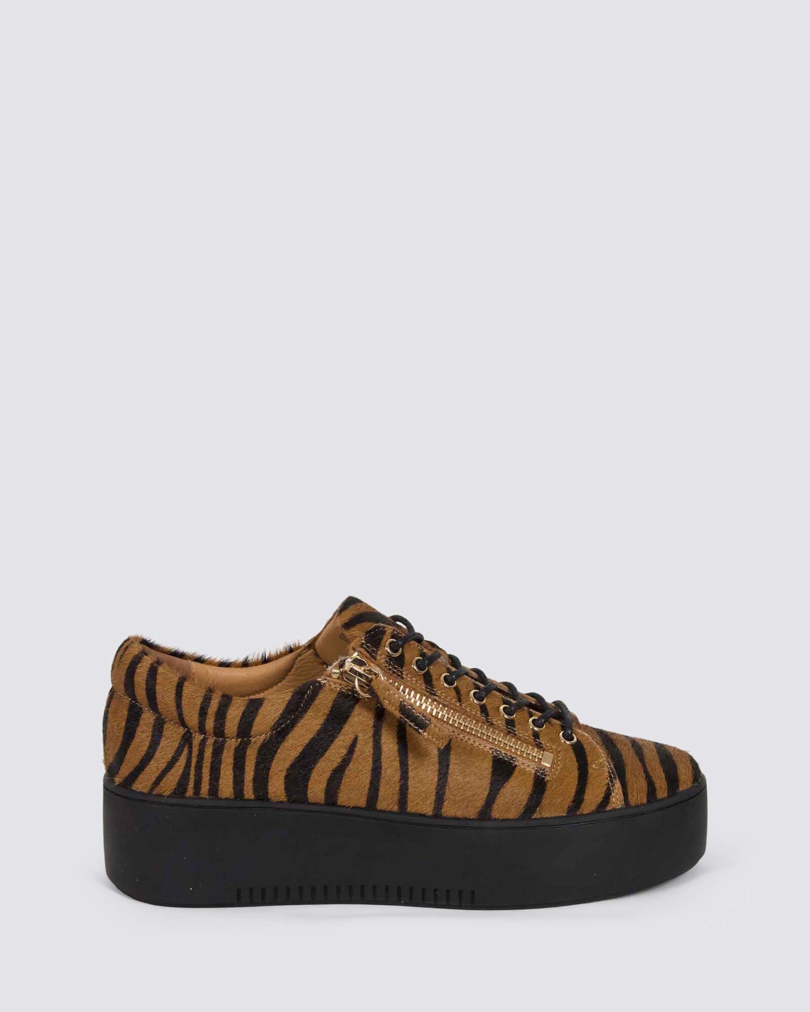 WOLFIE SNEAKERS TAN/BLACK TIGER