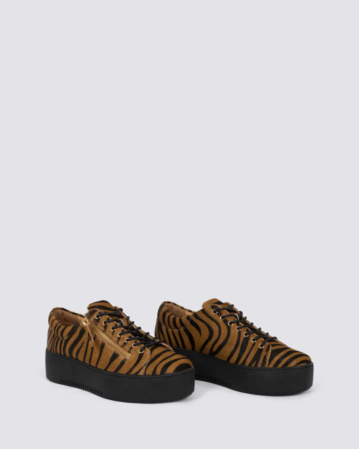 WOLFIE SNEAKERS TAN/BLACK TIGER