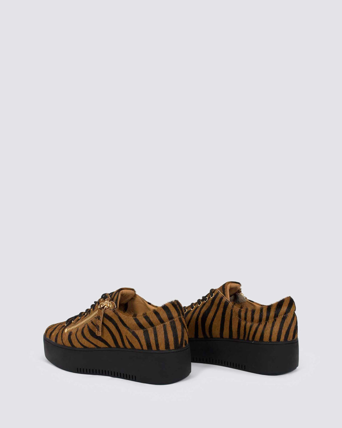 WOLFIE SNEAKERS TAN/BLACK TIGER