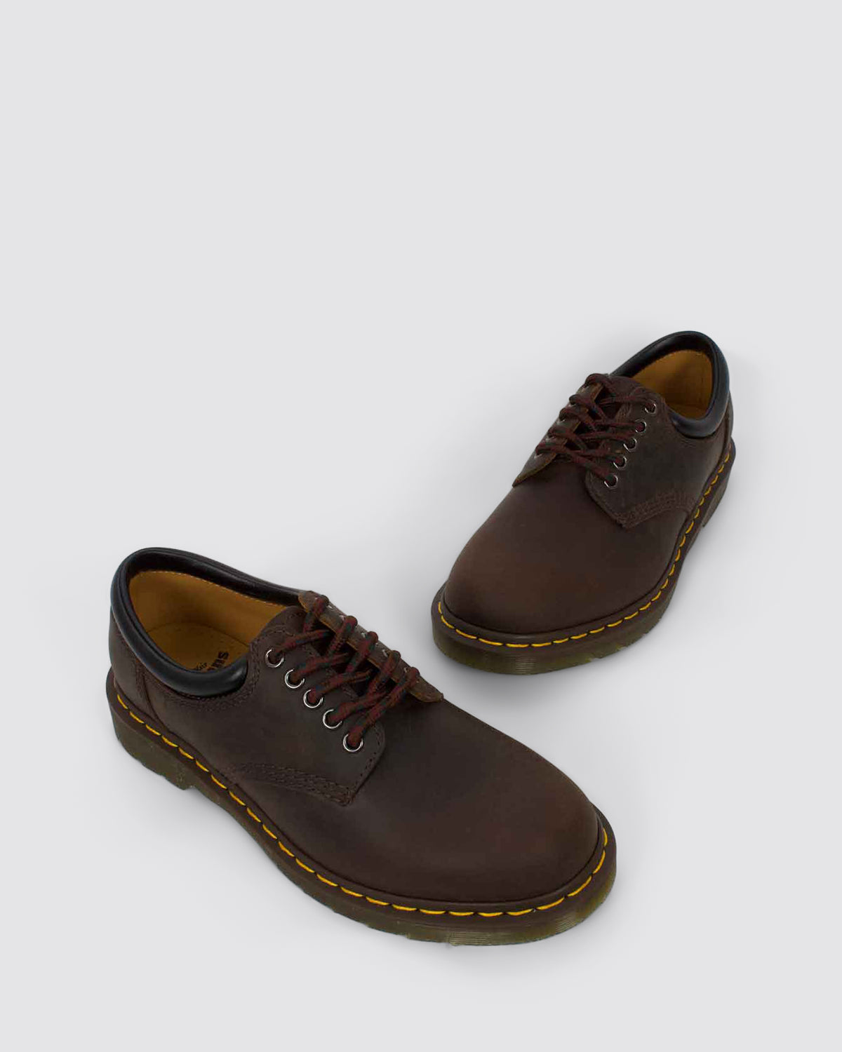 8053 5 EYE MENS SHOES DARK BROWN