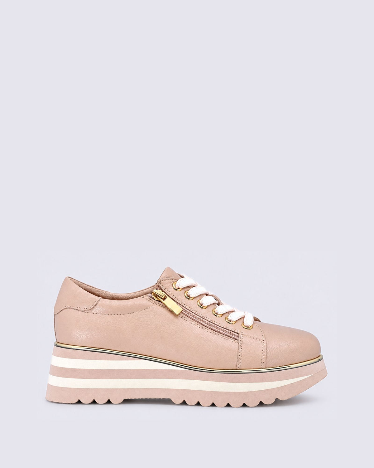 EAMMES CAUSAL LACE UPS ROSE/MILK