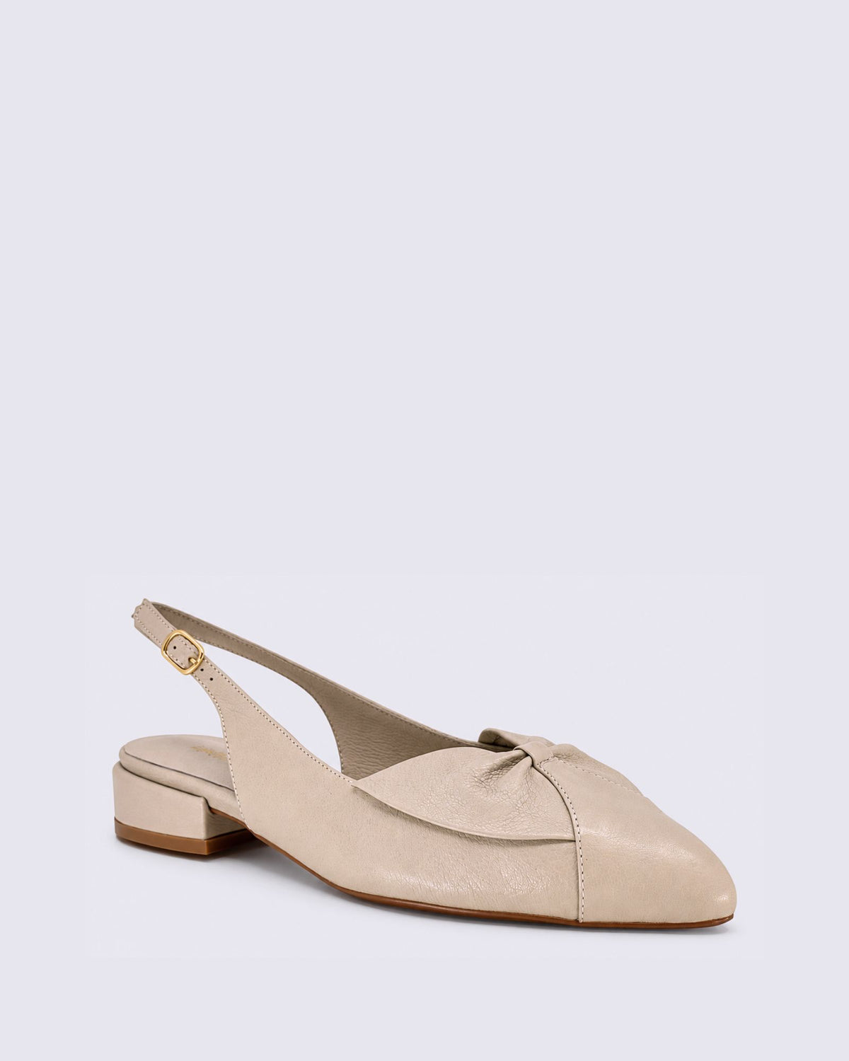 EARLEY SLINGBACK FLATS ALMOND