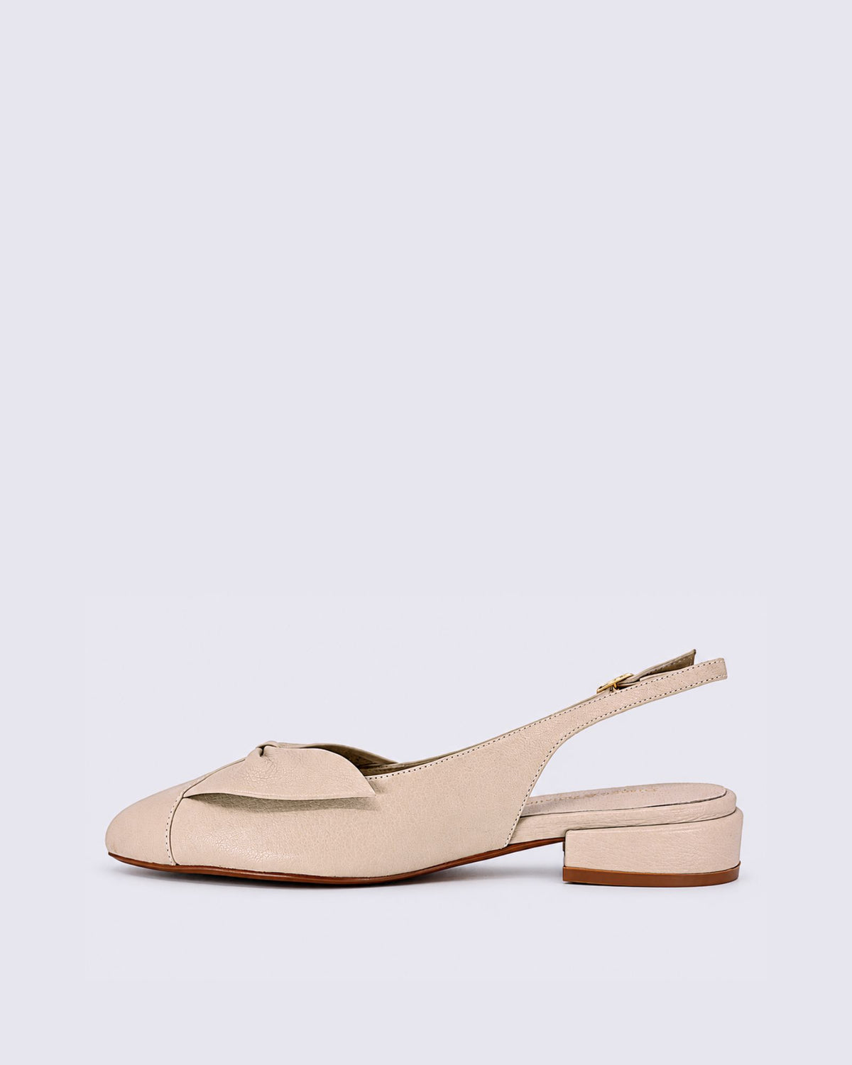 EARLEY SLINGBACK FLATS ALMOND