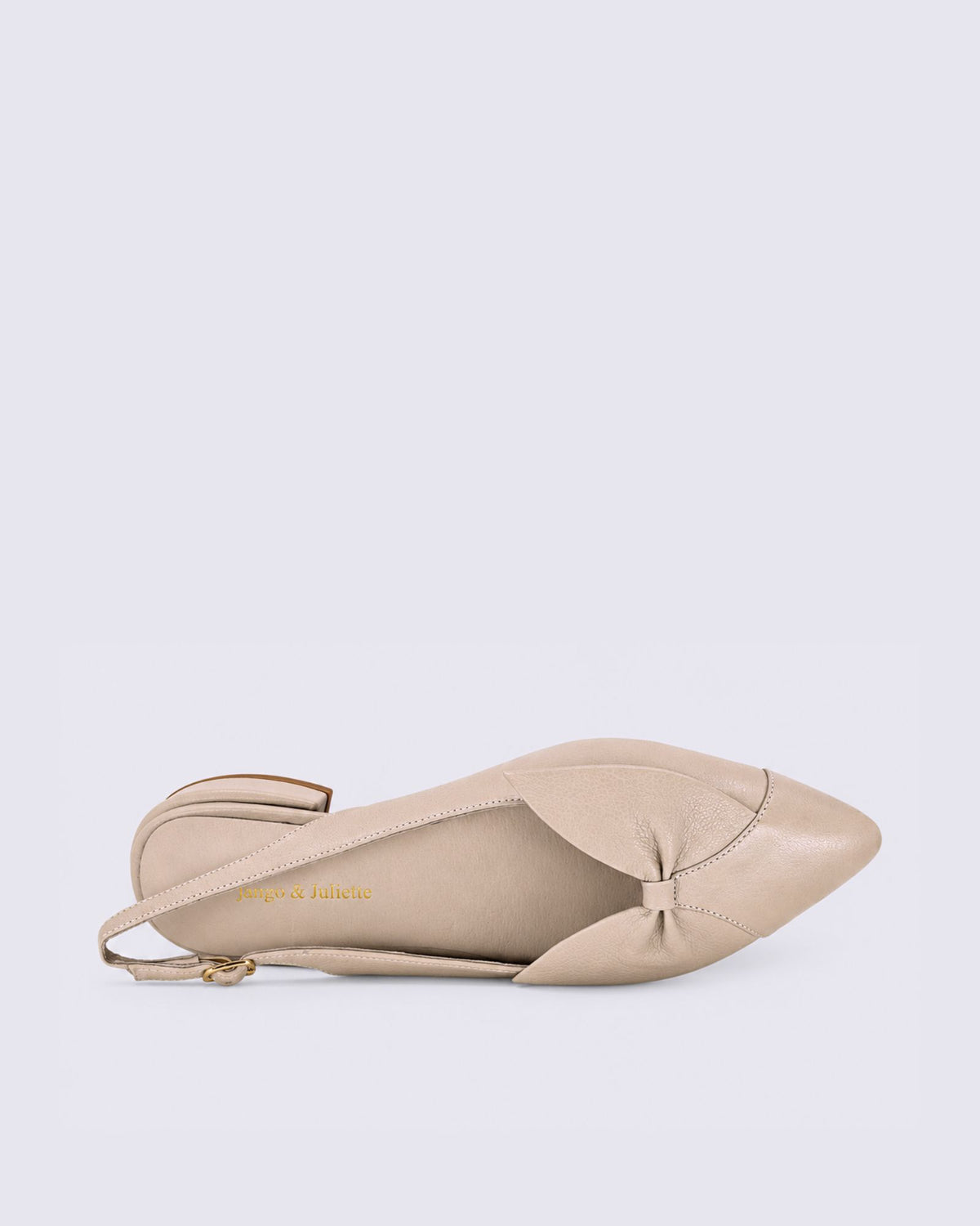 EARLEY SLINGBACK FLATS ALMOND