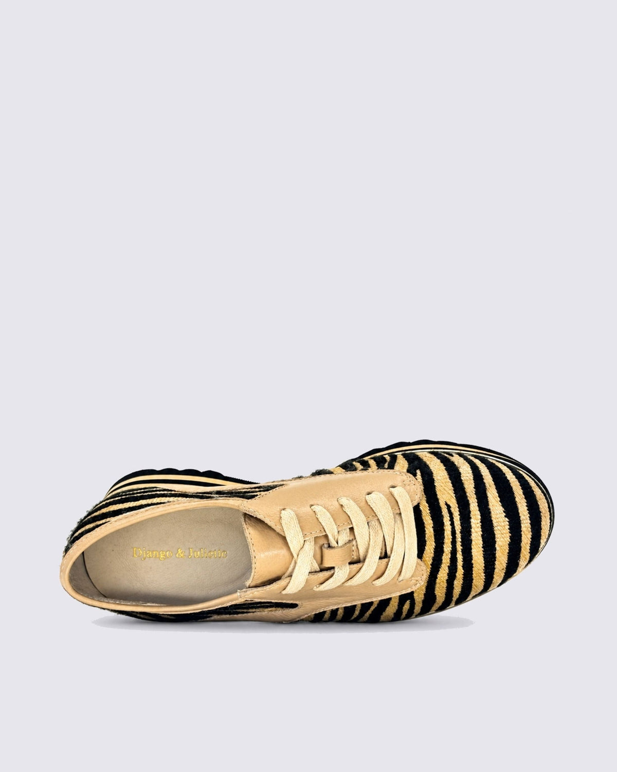 ENDO CAUSAL LACE UPS BLACK/TAN ZEBRA