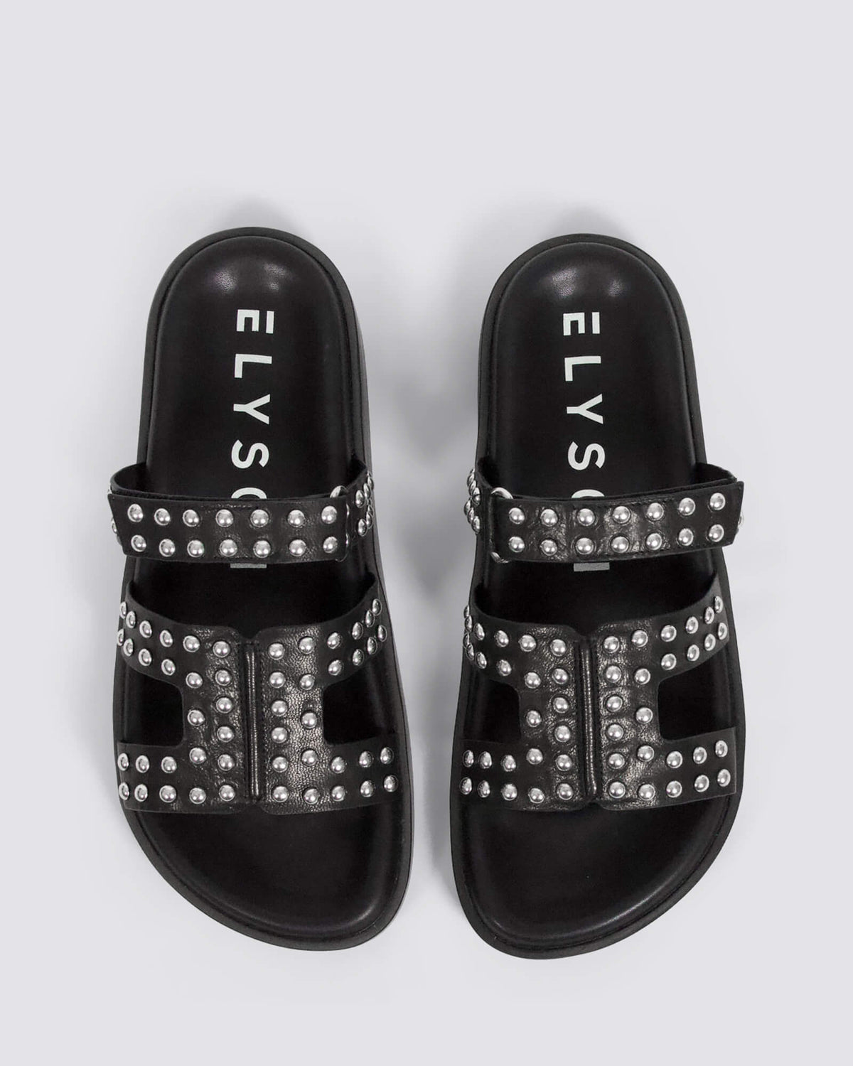 SEY CHELLES SANDALS BLACK LEATHER