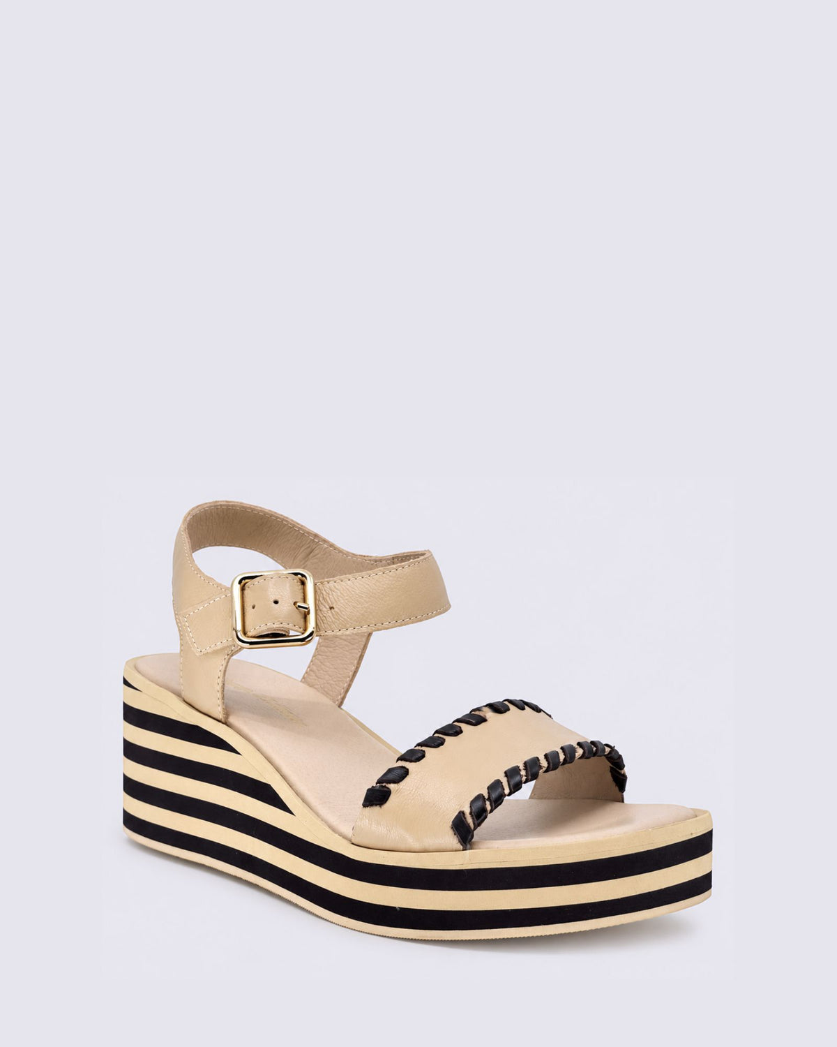 FALINE SANDALS CAMEL/CHOCOLATE
