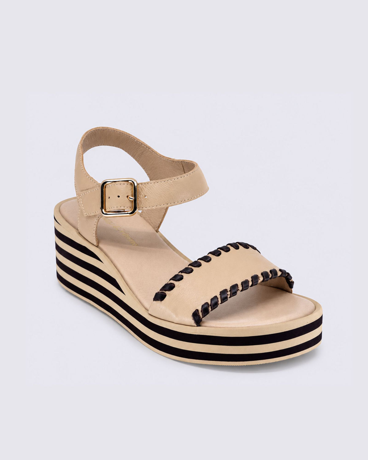 FALINE SANDALS CAMEL/CHOCOLATE
