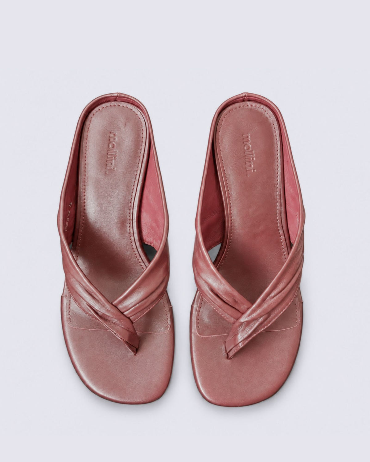FEBBE WEDGE SANDALS BURGUNDY