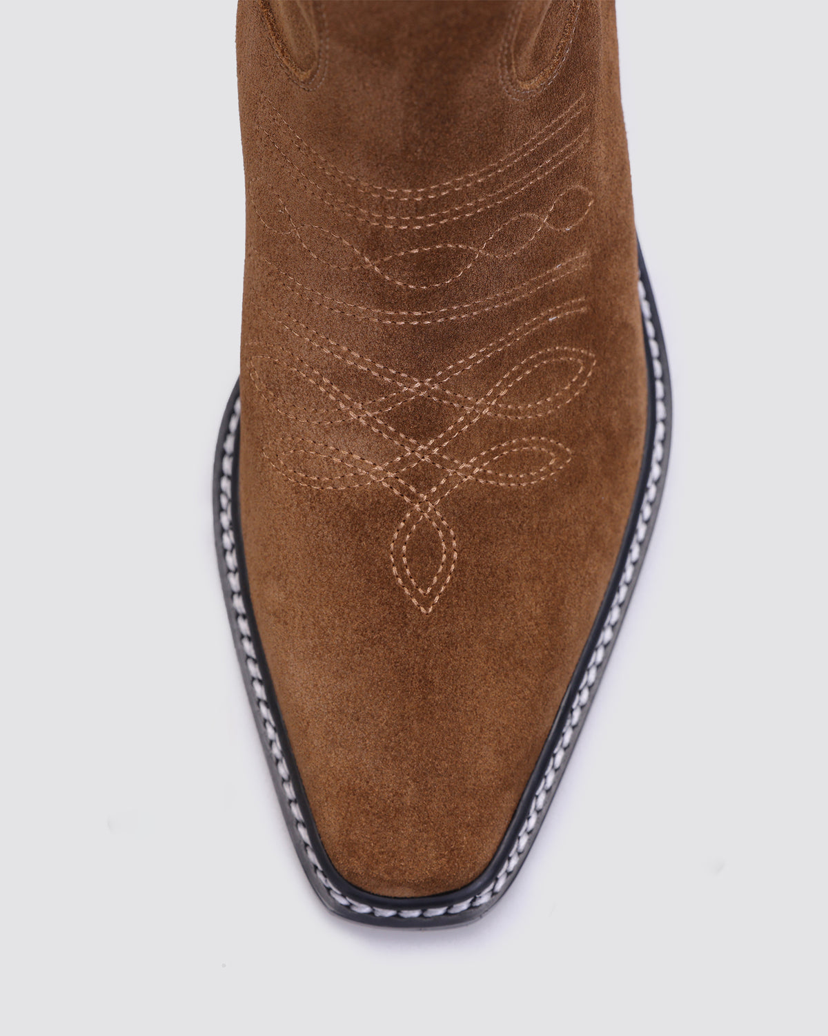 FEVER COWBOY BOOTS TAN SUEDE