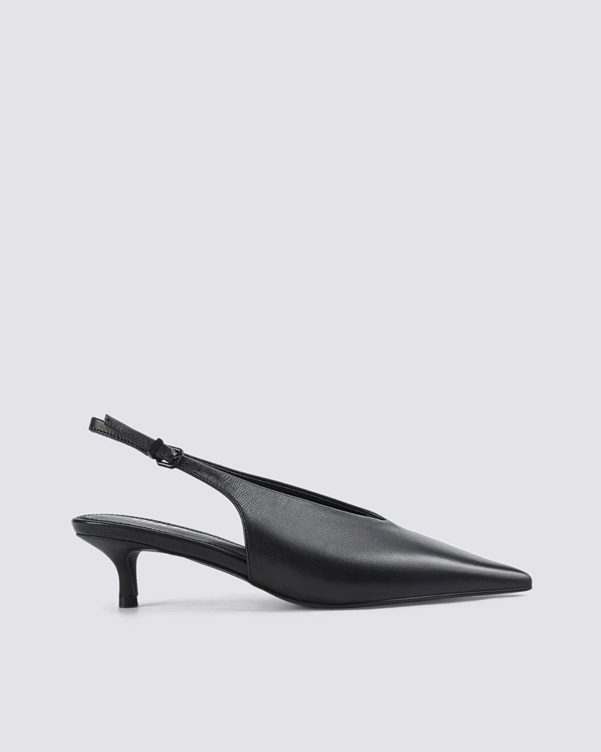 FLY POINT TOE SLINGBACK BLACK